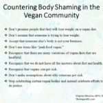 Body Shaming in the Vegan Community